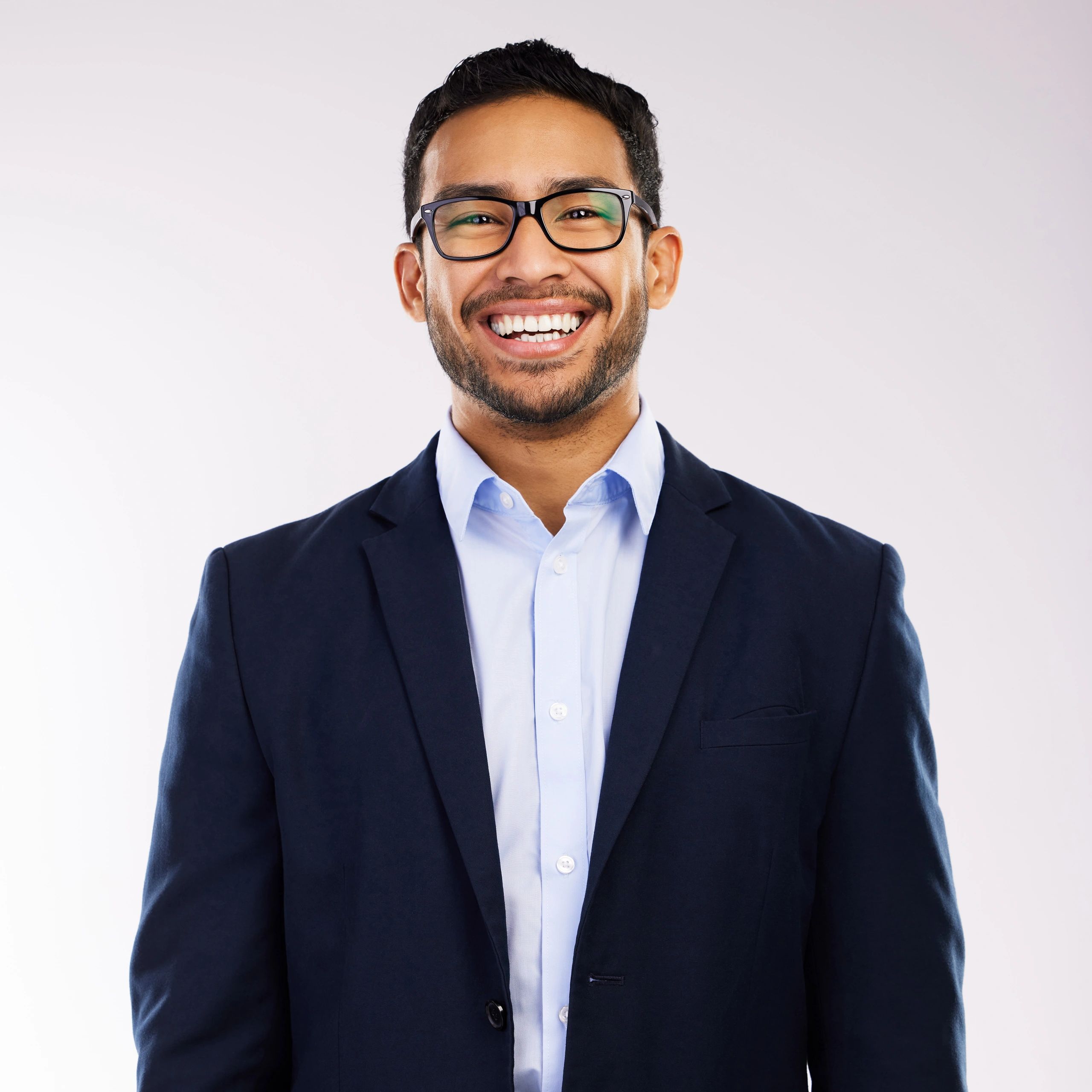 Portrait of a professional man, reputation and community specialist